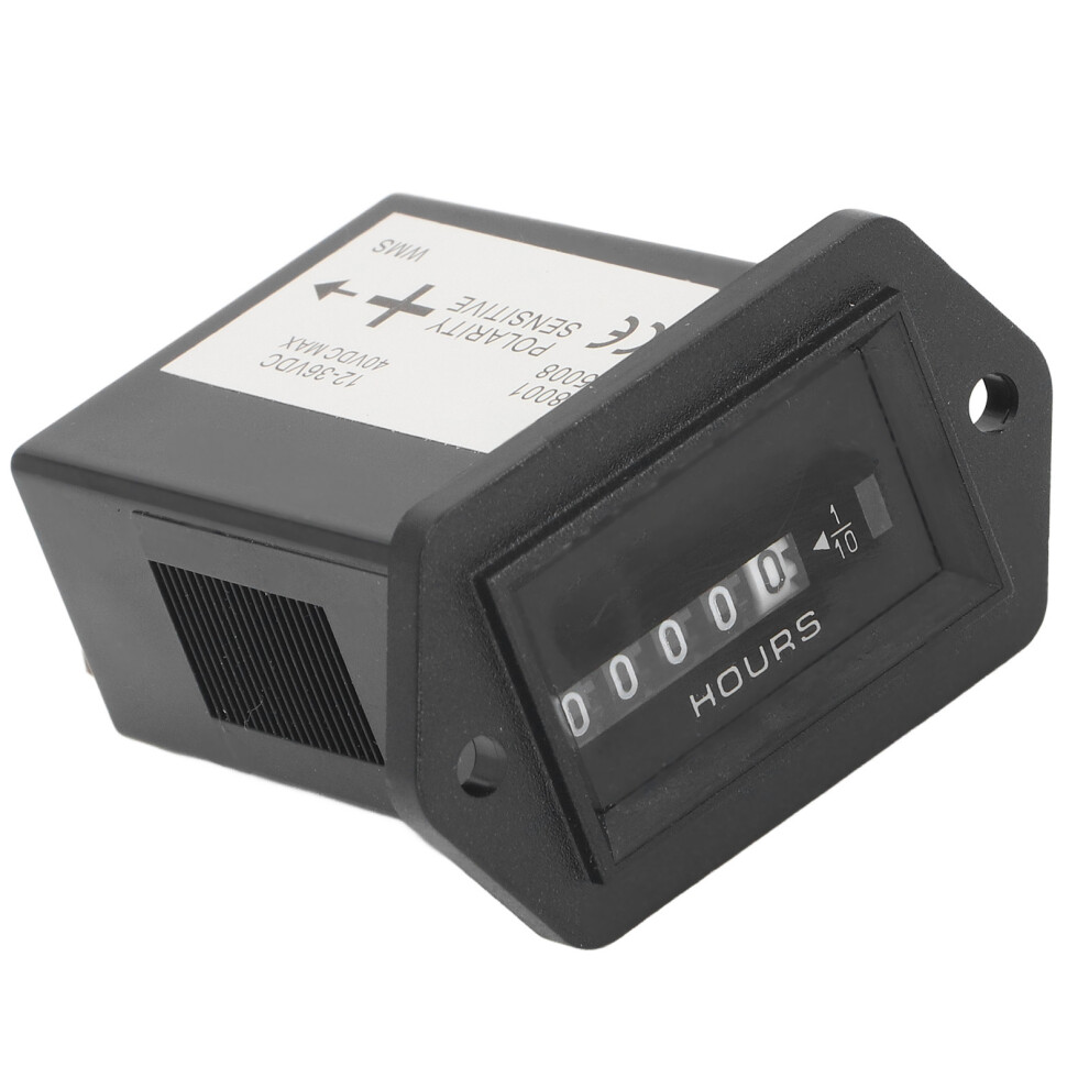 Robust Mechanical Hour Meter 12Â36Vdc Suitable For Heavy Industry & Vehicles 4361385913733