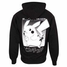 Pokemon Unisex Adult Pikachu Half Tone Hoodie