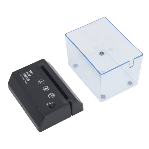 Mini destructeur de papier électrique USB, A6, 2 feuilles, portable 2