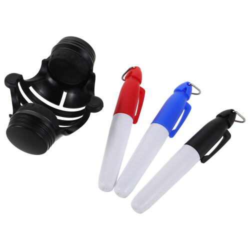 1Ensemble Marqueur De Balle De Golf Plastique Rotatif 360 Multicolore