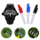 1Ensemble Marqueur De Balle De Golf Plastique Rotatif 360 Multicolore 8