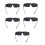 5 Pcs Solar Eclipse Glasses ABS Sun Viewing Sunglasses Lightweight Portable 2