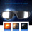 5 Pcs Solar Eclipse Glasses ABS Sun Viewing Sunglasses Lightweight Portable 12