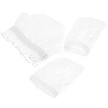 3Sets Kuschelige Weiße Puppenwäsche Baumwolle Unterwäsche & Set