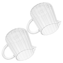 2Pièces Lait En Verre Résistant Chaleur Bec Verseur Précis