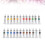1Ensemble Ensemble Peinture Haute Pureté Couleurs Assorties 9