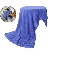 Serviette de bain extra large en microfibre – Serviette légère, ultra douce, très absorbante et à séchage rapide, 70 x 35 cm