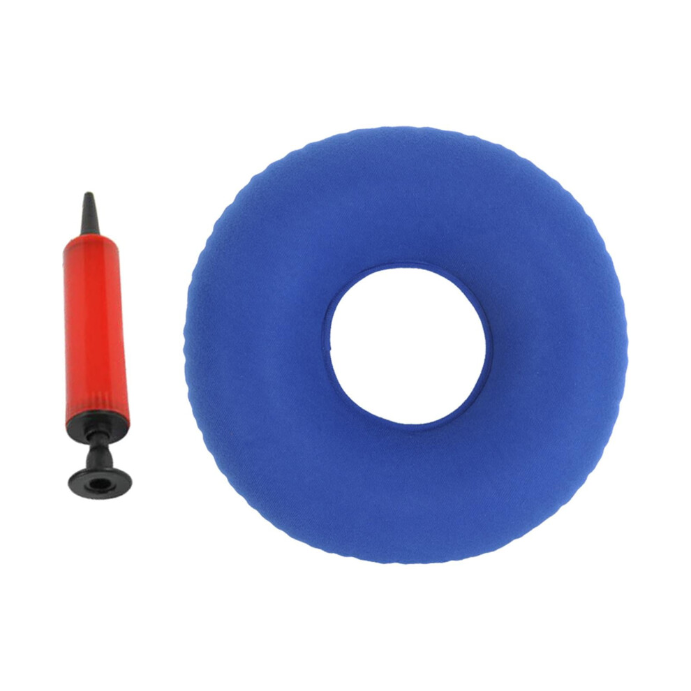 Dark/Blue Inflatable Donut Cushion Coccyx Pressure Relief Bed Sores Seat Pad For Sores Pregnancy