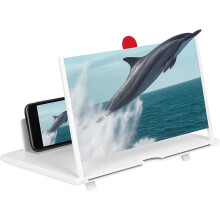 Pocket Cinema 2026 Screen Magnifier – 3D HD Foldable Projector Screen (10"-18") with Remote, compatible with iPhone & All Smartphones