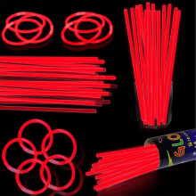 20 cm lyspinnar, 100-pack, flerfärgade