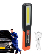 Wiederaufladbare magnetische LED-Taschenlampe, USB-C, 7 Modi, wasserdicht, tragbar mit Haken – geeignet für Camping, Wandern, Angeln, Jagen,