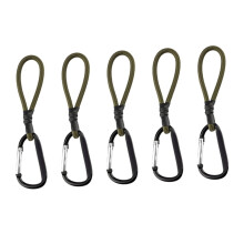 5-pack meerkleurig elastisch koord, sterk elastisch touw met haak, bungee-koord