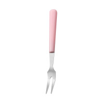Stainless Steel Dessert Fork - Cake & Fruit Forks, Sweet Treat Utensils, Two Tooth Cake Fork