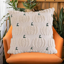 Housses de coussin d'Halloween pour canapé – Motif squelette mignon, coussins en peluche effrayants pour la décoration automnale de votre maison,