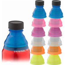 Couvercles réutilisables pour canettes de soda à clipser, paquet de 12
