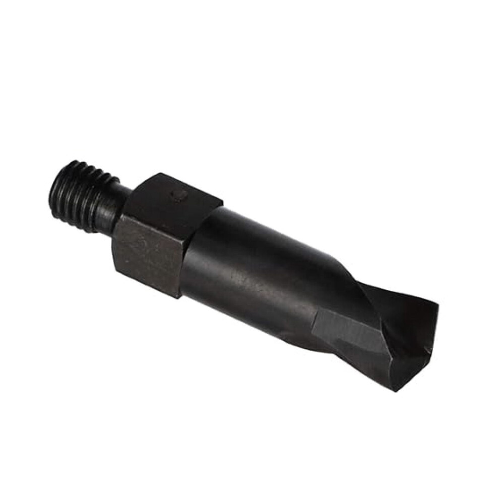 Tsd Series M42 Cobalt Steel Long Length Drill Bit, Oxide Finish, Threaded Shank, Spiral, 135 Degrees Split Point, #27 Size (Pack Of 25) 9405492182196