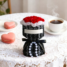 Mini bouquet de roses artificielles améliorées, cadeau de Saint-Valentin à offrir à votre petite amie pour un anniversaire ou un mariage.