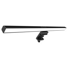 Lampe de bureau flexible à pince, texture plastique, protection des yeux pour ordinateur, éclairage adaptatif automatique, lampe de travail LED