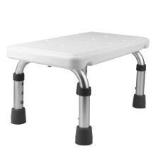 Banqueta ajustável para banheira, ideal para idosos, sem assento. Cadeira de banho de 41 x 22 x 21 cm (16,11 x 8,65 x 8,25 polegadas), para maior