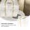 50Pièces Sacs Transparent Plastique Souple Pour Café 9