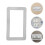4Pièces Plaques De Couvercle Silicone Décoratif Pour Prises 11