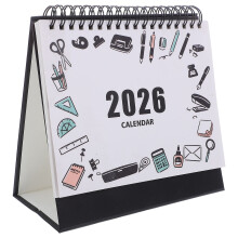 Féilire deisce OULII2026 pleanálaí laethúil dearadh teanta