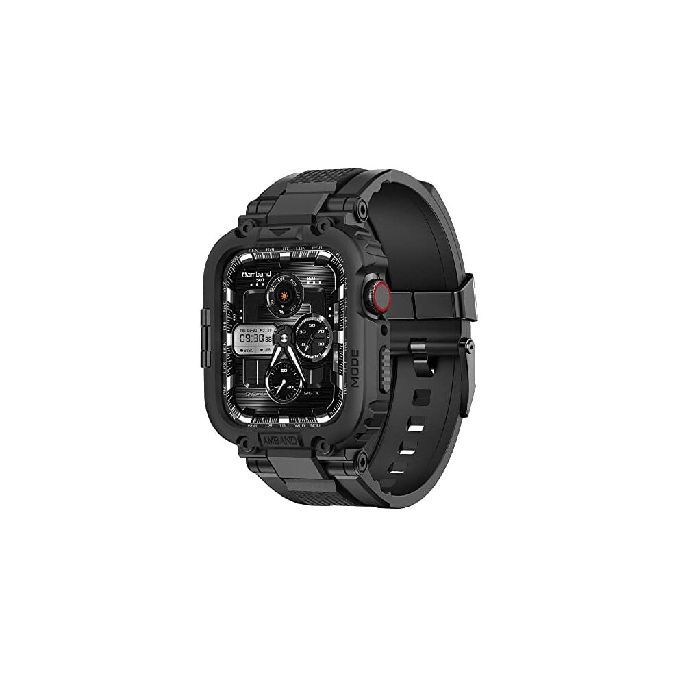 M1 Sport Case Band Compatible With Apple Watch Ultra 3/2/1, Se 3/2/1 & Series 11Â3 (38Â49Mm), Shockproof & Scratch Resistant 9071309061154