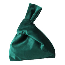 KALLORY Geantă de mână verde în stil japonez retro pentru femei, cu două pungi, ușoară și elegantă