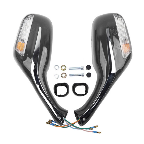 Motorcycle LED Front Turn Signals Rear View Rearview Side Motorcycle Modification