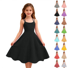 Strapless Mini Dress for Girls White Size 120