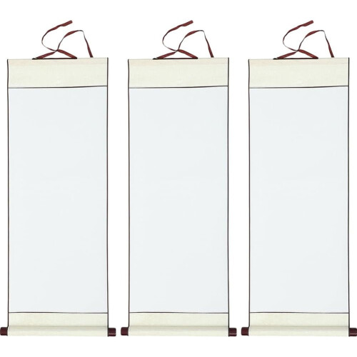 Kalligrafipapper med trästavar, 3 st