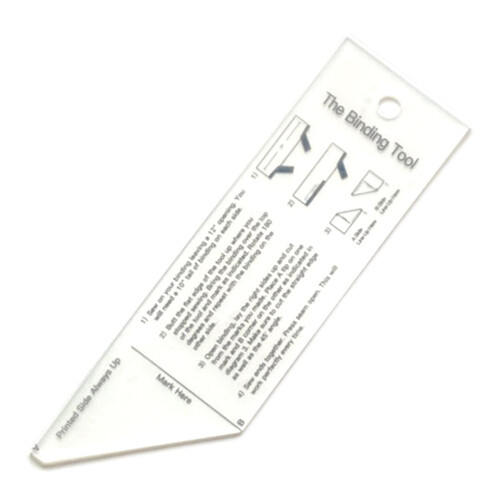 Acrylic Binding Tool Fabric Quit Binding Tool Quilting Supplies Kit Handy Sewing
