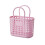 Cesta de baño portátil de plástico con asa1 2