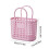 Cesta de baño portátil de plástico con asa1 3