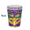 Mardi Gras engångspappersmuggar – 20-pack 3
