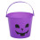Halloween-Kürbiseimer mit Henkel, 1 Stück 1