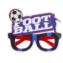 Soccer Eyeglasses Party Novelty, UEFA Euro Cup Football Fan Accessories for Birthday Photo Funny Themed Favors,D
