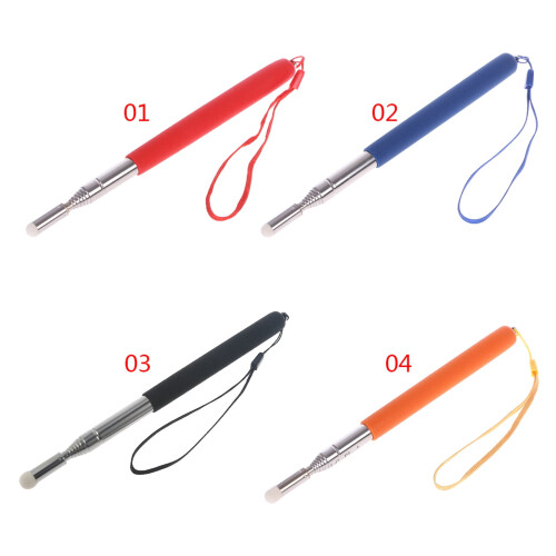 Mini Retractable Classroom Pointer for School, Telescopic Teachers Pointer Extendable Hand Pointers Finger Pointer Stick 1