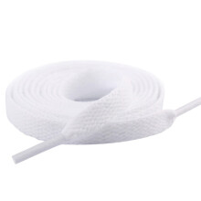 A White Flat Shoe Laces For Sneakers Boots 100Cm Length 2 Pieces Set