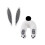 Easter Bunny Butt and Ears Wreath Attachment Set 1