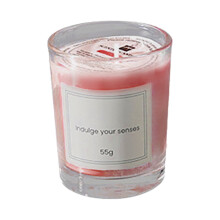 Scented Candle in Glass Jar, Decorative Aromatic Candle for Home Desktop, Wedding Party Scene Layout