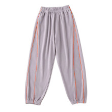 Thermal Kids Joggers for Boys & Girls – Warm, Soft, Lined Winter Pants, Light Gray, 8-9 Years
