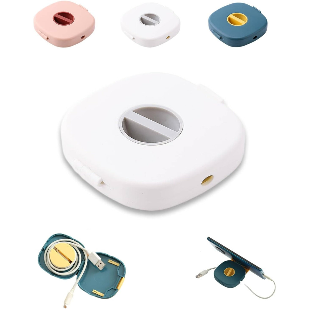 2026 New 2-In-1 Cable Winder & Phone Stand Â Durable Organizer & Charging Stand For Earphones, Charging/Usb Cables Â Compatible With Various 9083649341766