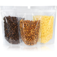 Bolsas transparentes resellables con base plana, 6,2 x 9,4 pulgadas, 100 unidades.