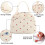 Isolierte Lunchtasche aus rosa Cord mit Erdbeermuster 1 5