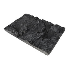 Aquarium Background Black PU Rock Shape 1 Piece