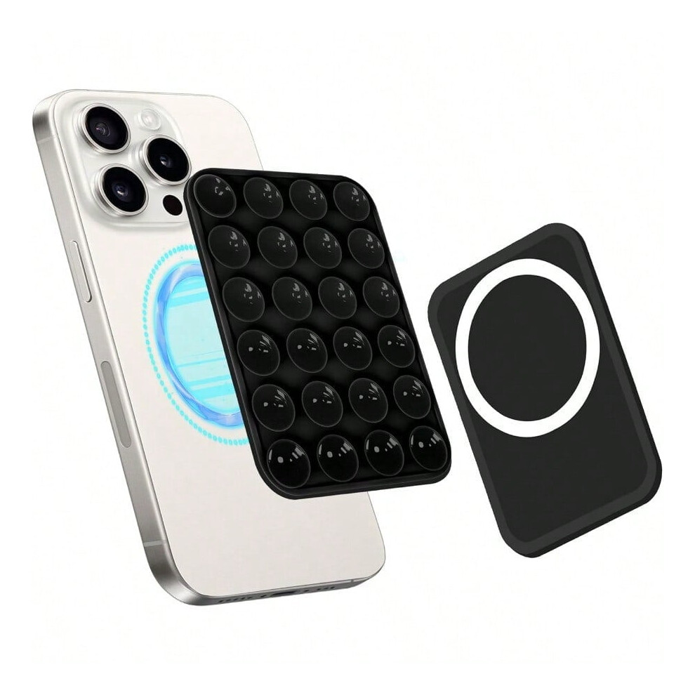 Magnetic Suction Phone Grip Â Compatible With Magsafe Case, Iphone & Android Â For Selfies, Videos, Hands-Free Use Â Black 9425574153432