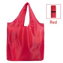 Borse per la spesa riutilizzabili, pieghevoli e impermeabili, borsa tote leggera e lavabile (37,9 x 10 x 40 cm), borsa da viaggio rossa, compatibile