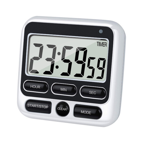 Digital Kitchen Timer 3 inch LCD 24H Countdown