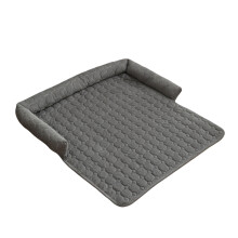 Fuzzy Pet Couch Covers For Sofa Calming Dog Bed Dog Mat For Furniture Protector With Bolster For Large Medium Small Dogs And Cats